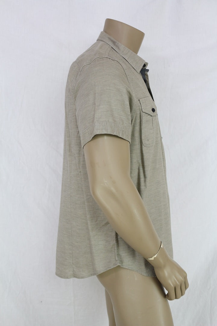 Angelo Litrico Chemise Coton Crème Xl Très Bon État 6
