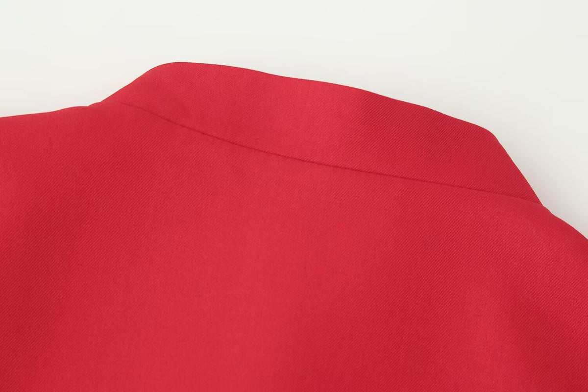 Veste rétro col montant double boutonnage doré femme – photo 22 – Frippin'Dealz