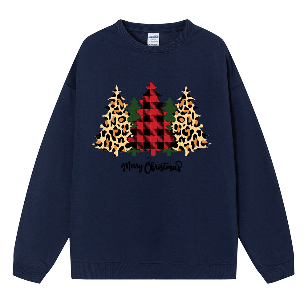 Sweat oversize sapins léopard tartan – photo 11 – Frippin'Dealz