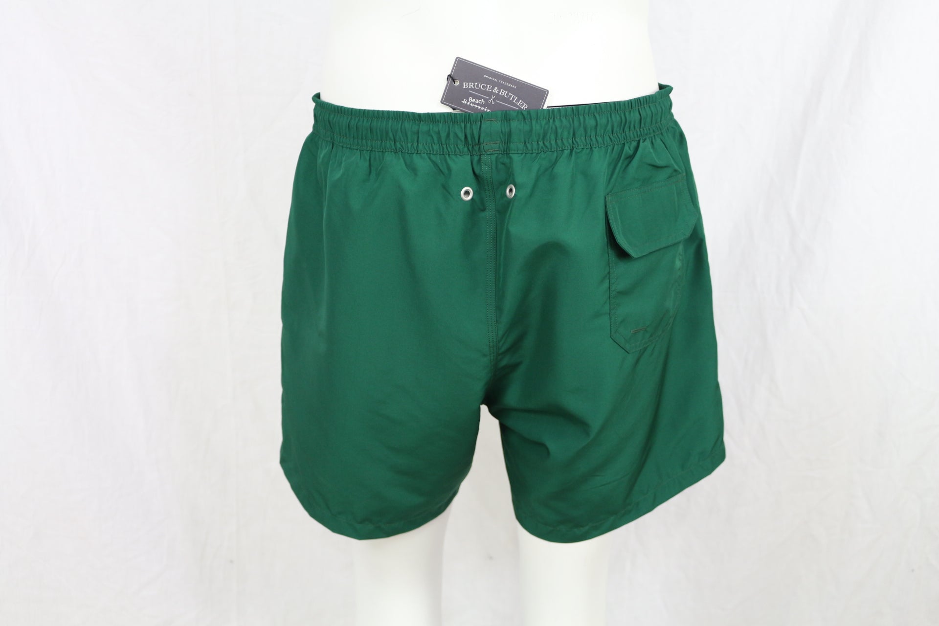 Bruce & Butler Short de Bain Homme Vert Foncé XL Neuf avec Étiquette 6