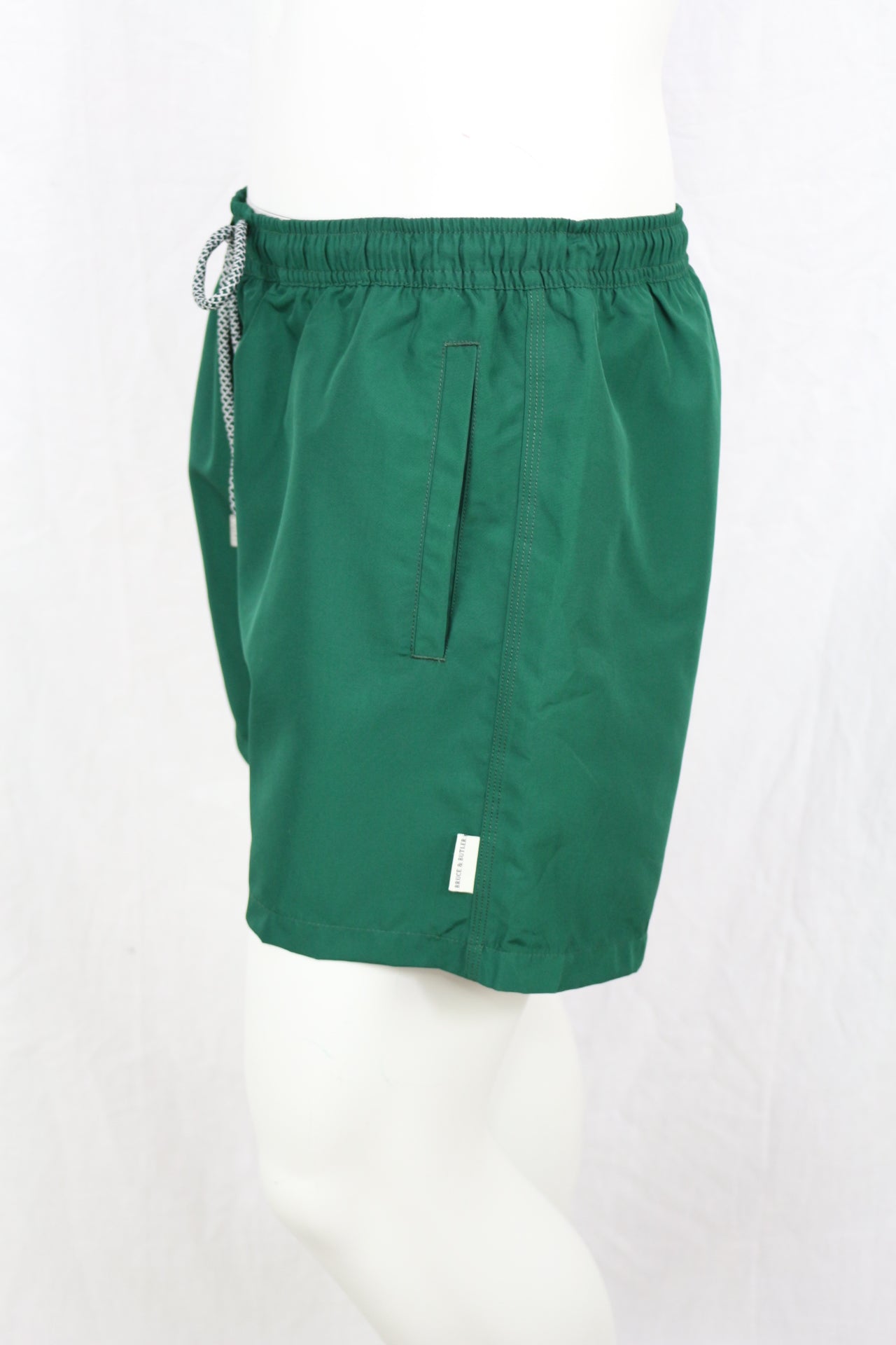 Bruce & Butler Short de Bain Homme Vert Foncé XL Neuf avec Étiquette 7