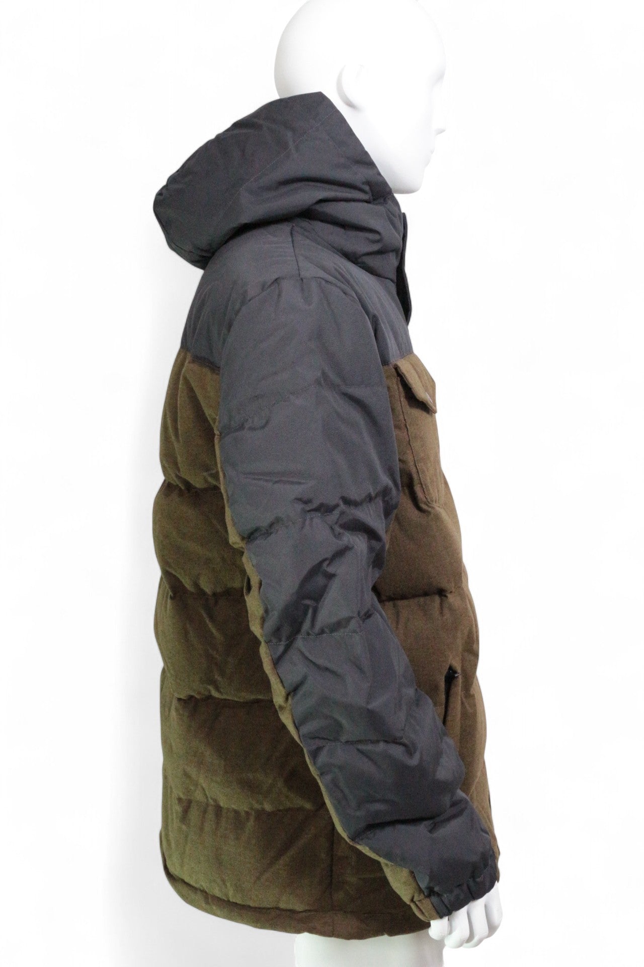 Wrangler – Piumino – Poliammide, cotone – Nero, cachi