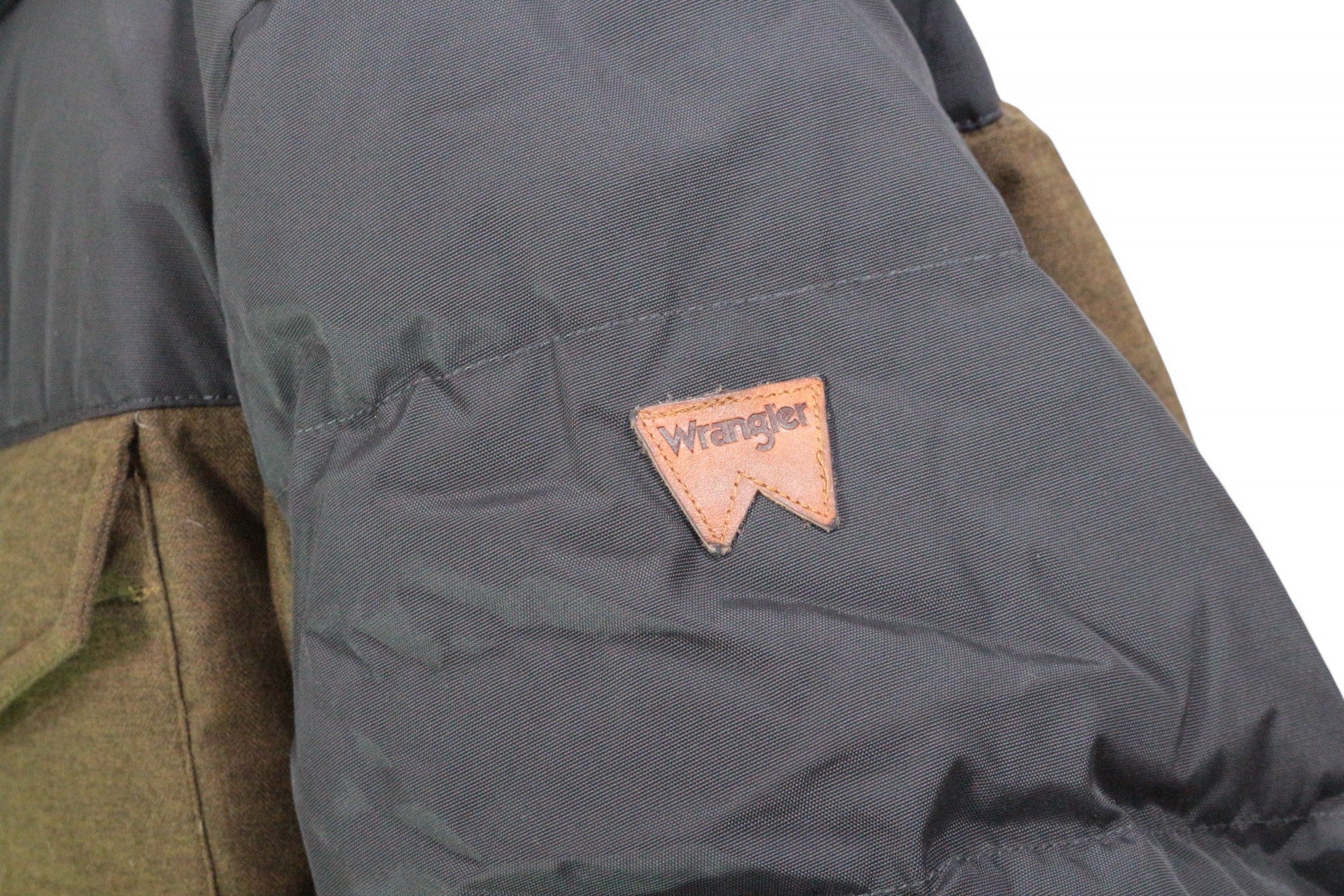 Wrangler – Piumino – Poliammide, cotone – Nero, cachi