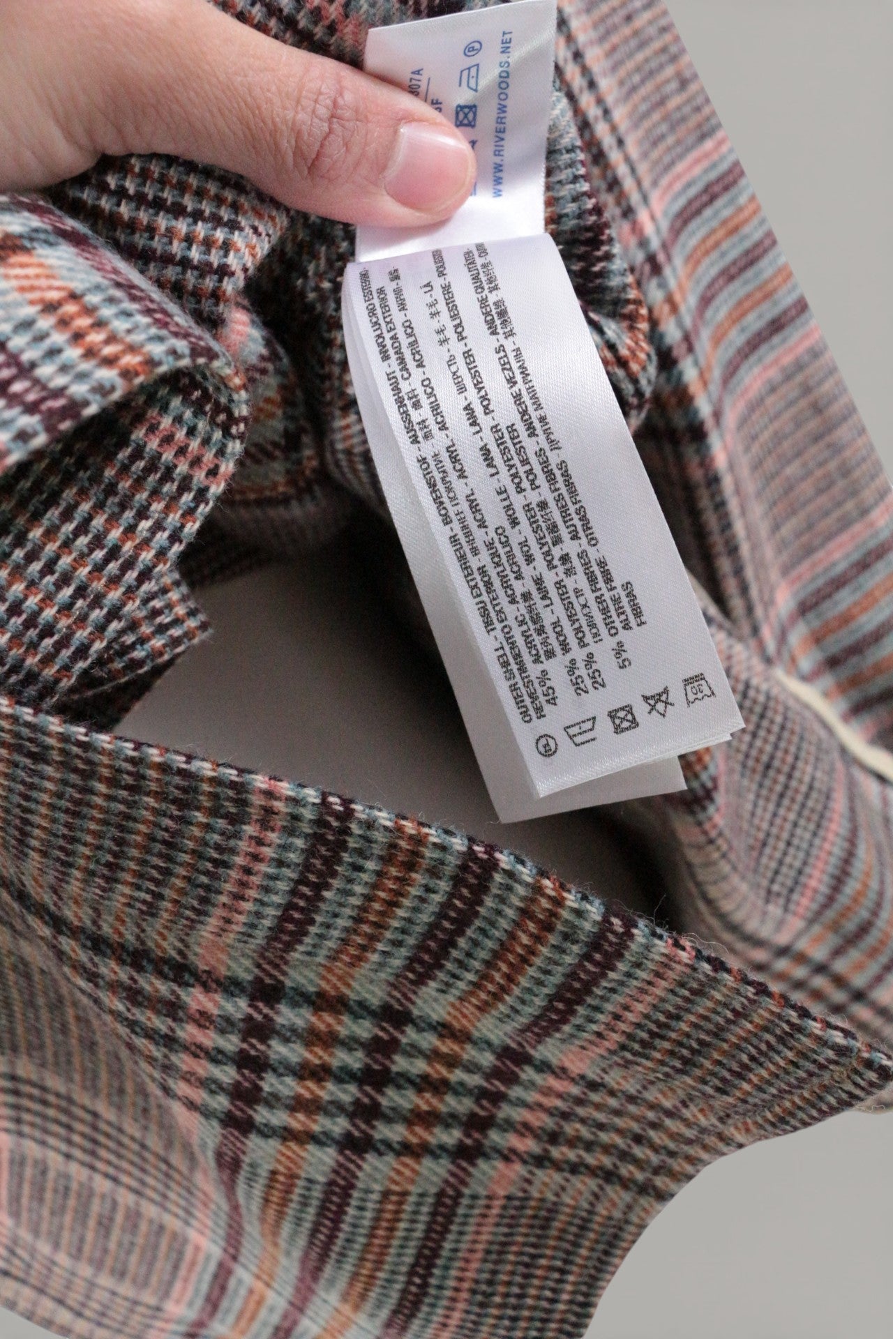 River Woods Manteau Acrylique, Laine, Polyester Beige, Marron   Neuf 10