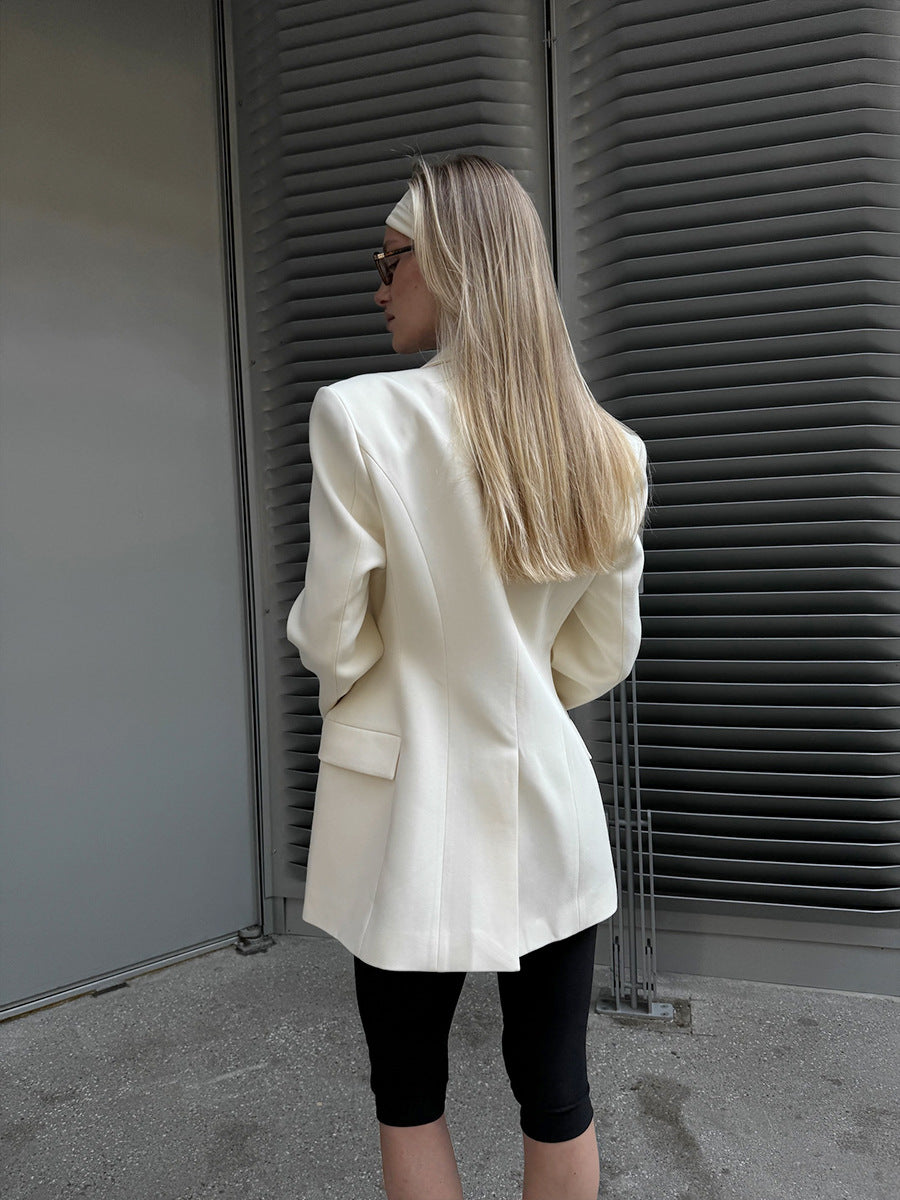 Blazer femme cintré col V – photo 62 – Frippin'Dealz