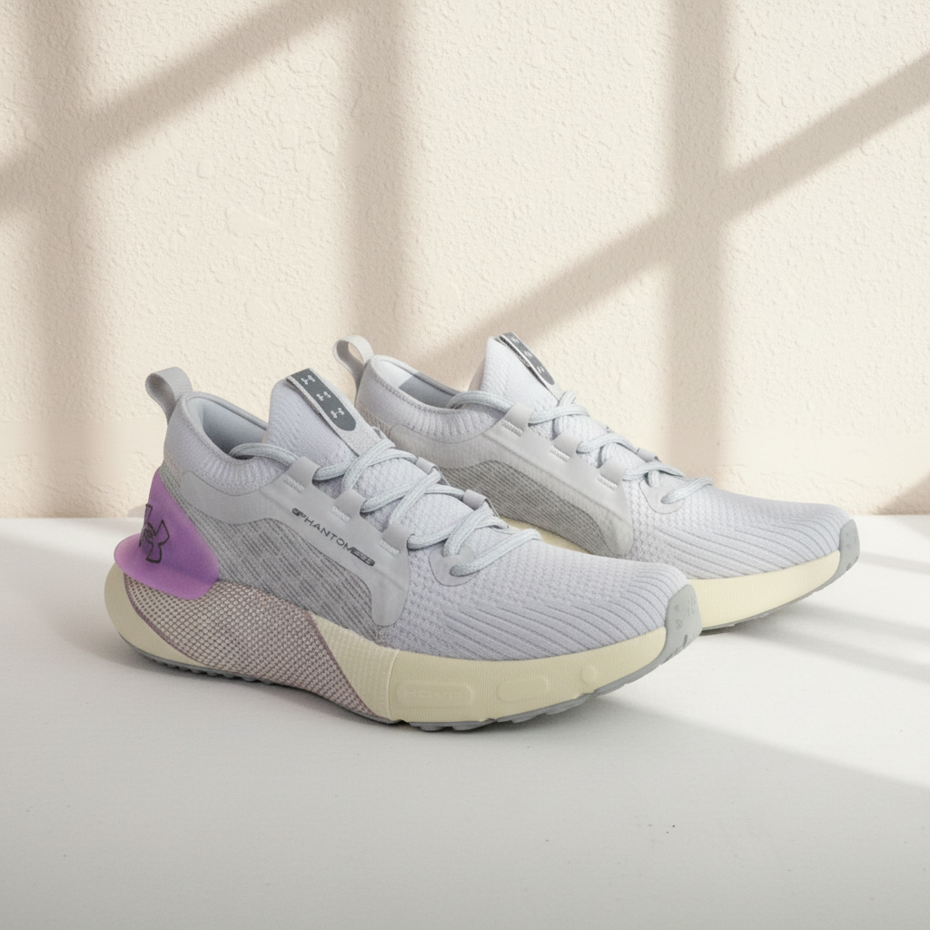 Under Armour Baskets Cuir synthétique Gris, Violet  39 Neuf