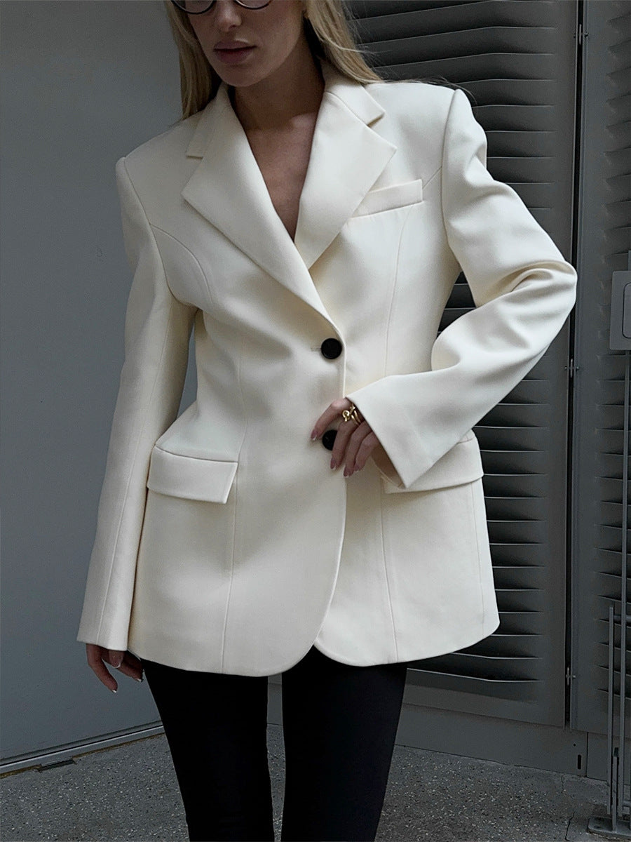 Blazer femme cintré col V – photo 61 – Frippin'Dealz