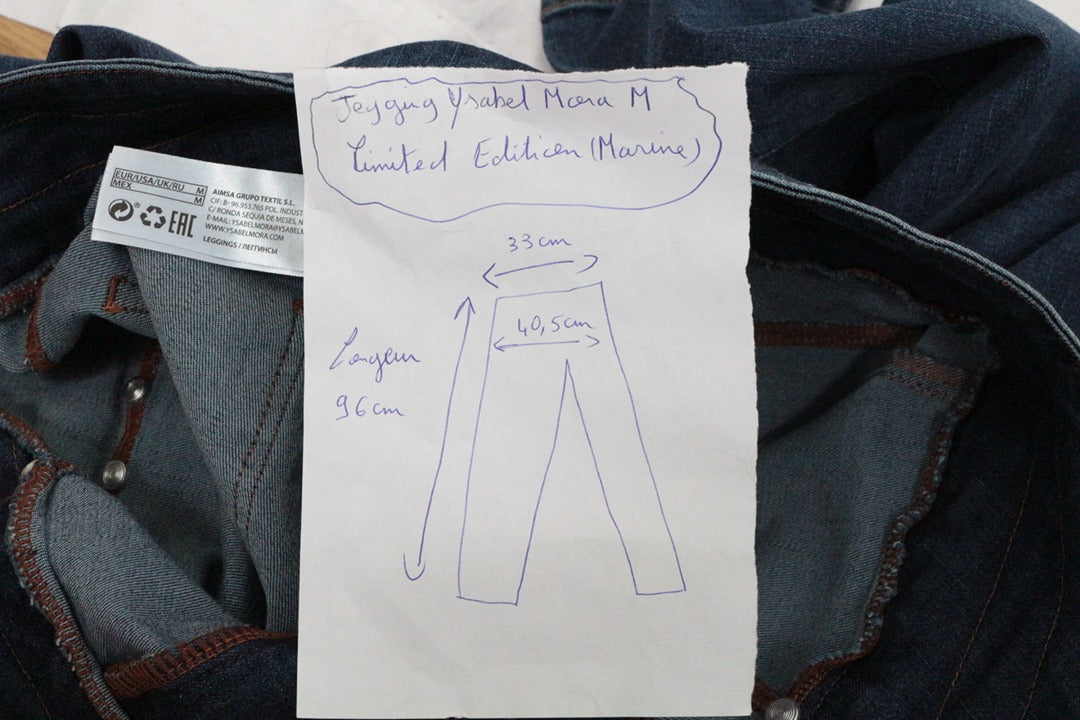 Jeggings Ysabel Mora taille haute bleu M - Neuf avec étiquette 10