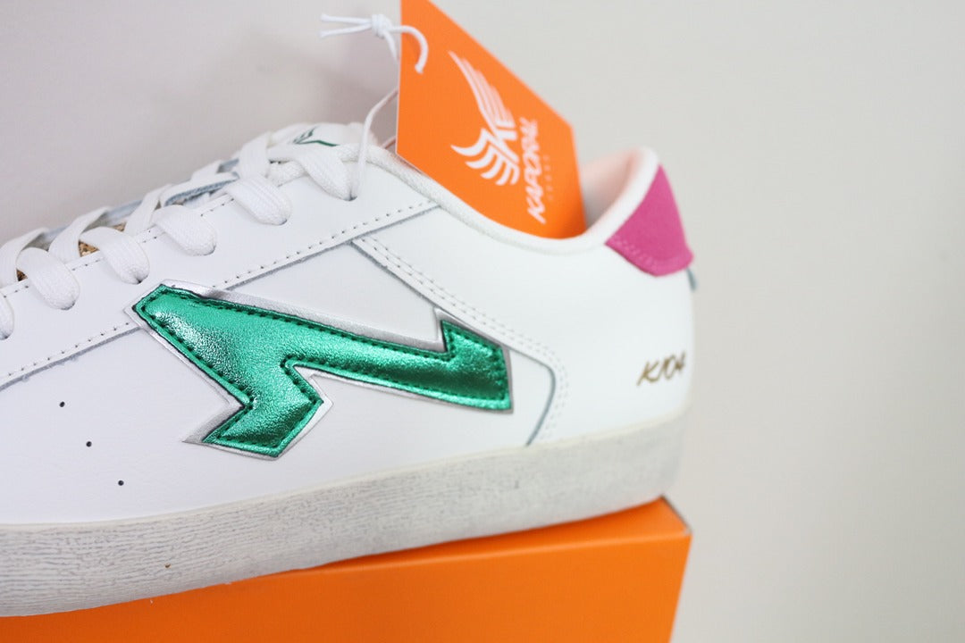 Baskets Kaporal blanches vert rose 40 neuves Y2k