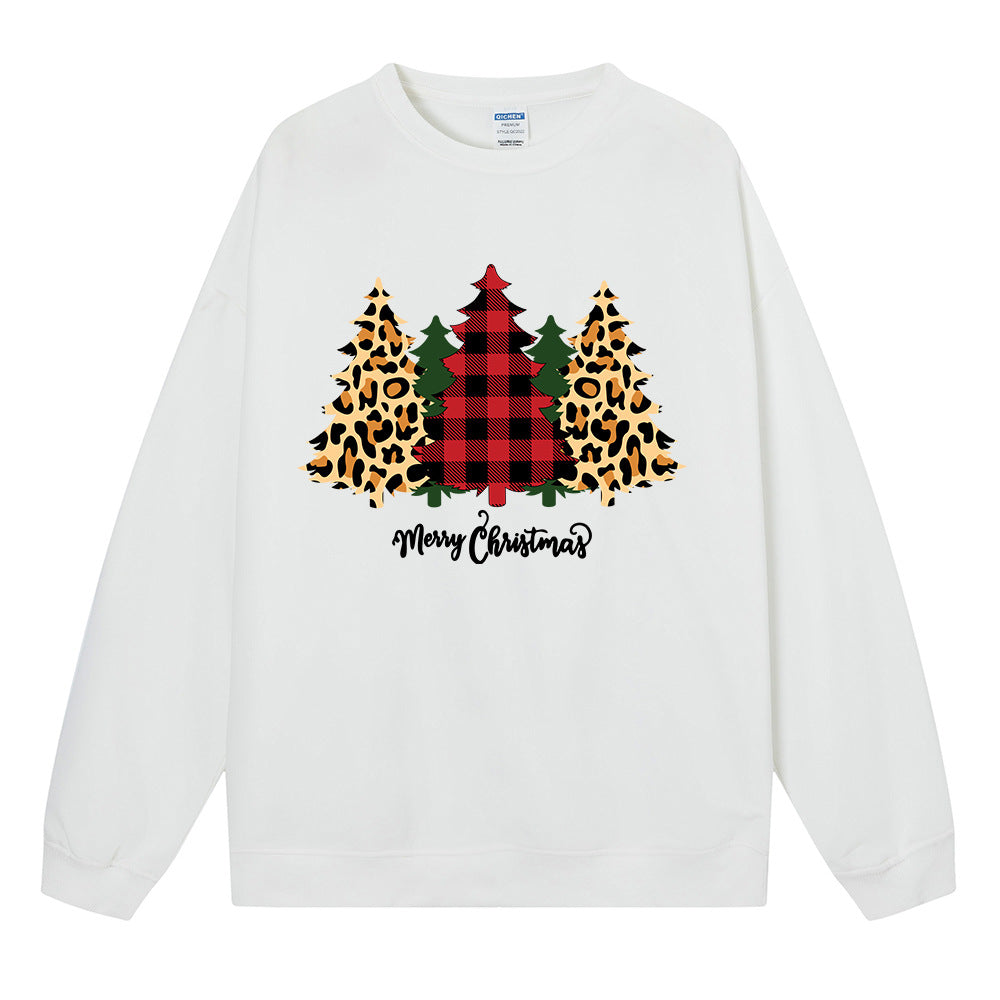 Sweat oversize sapins léopard tartan – photo 6 – Frippin'Dealz