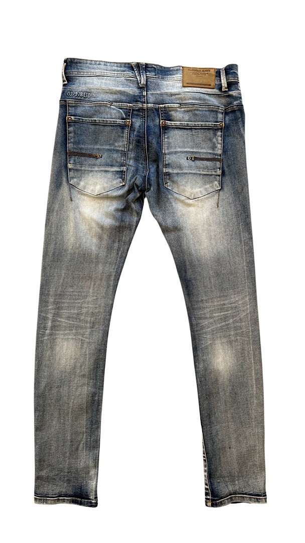 Jean homme Koroshi bleu stretch regular W33 Tbe vintage 90s 5