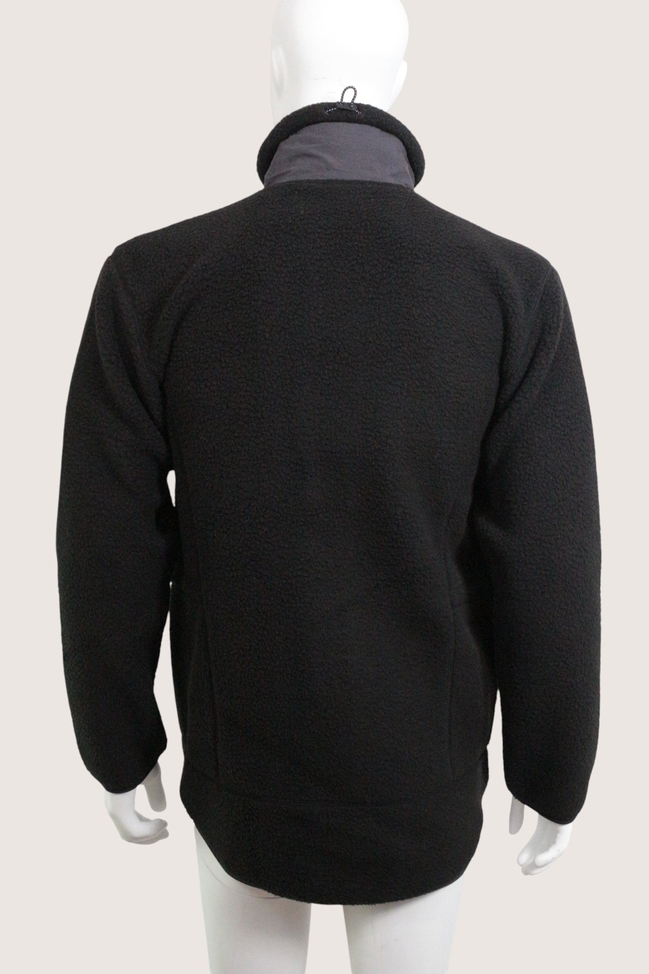Rains – Long schwere Fleecejacke – Polyester, Baumwolle, Nylon – Schwarz 8
