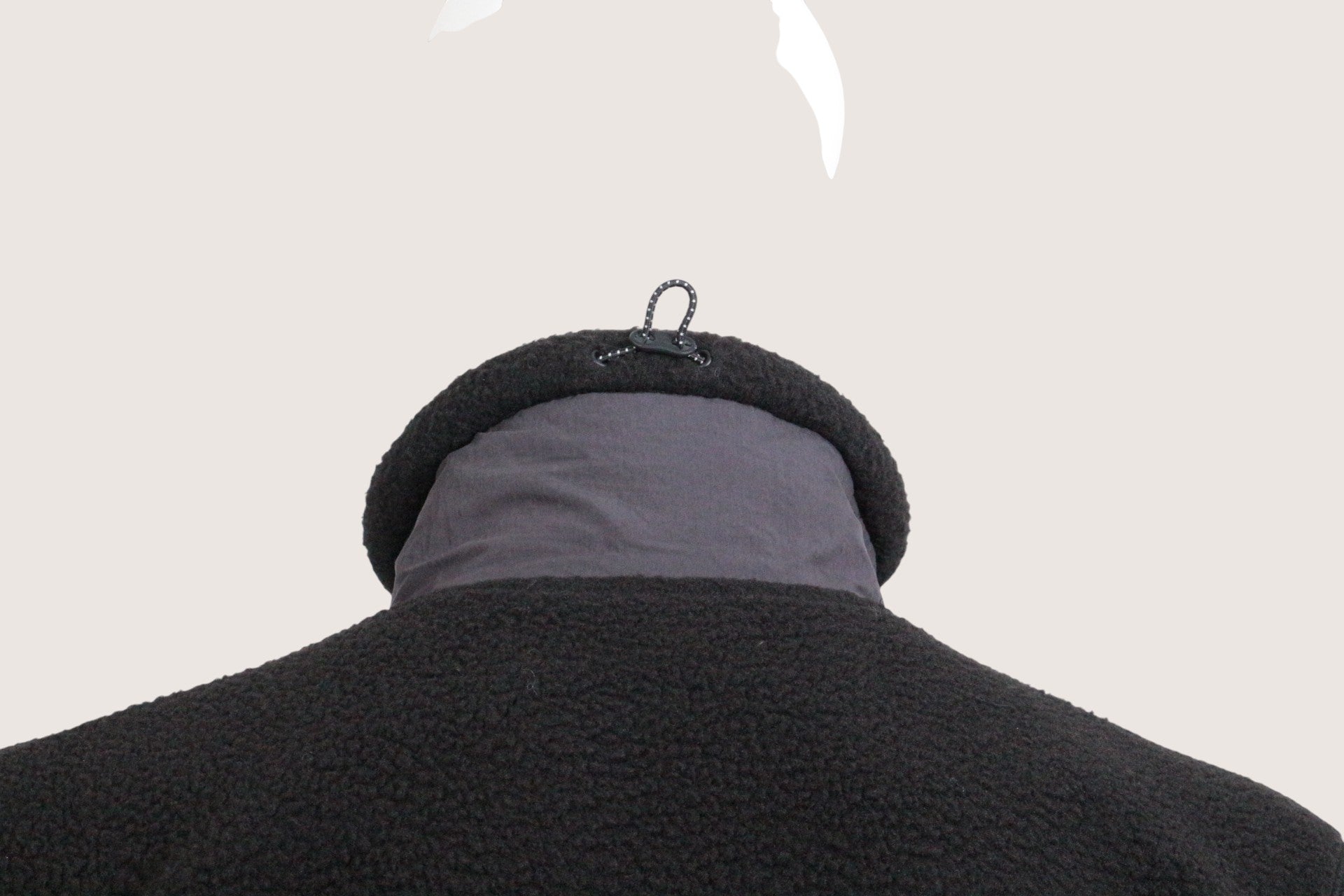 Rains – Giacca Lunga in pile pesante – Poliestere, cotone, nylon – Nero