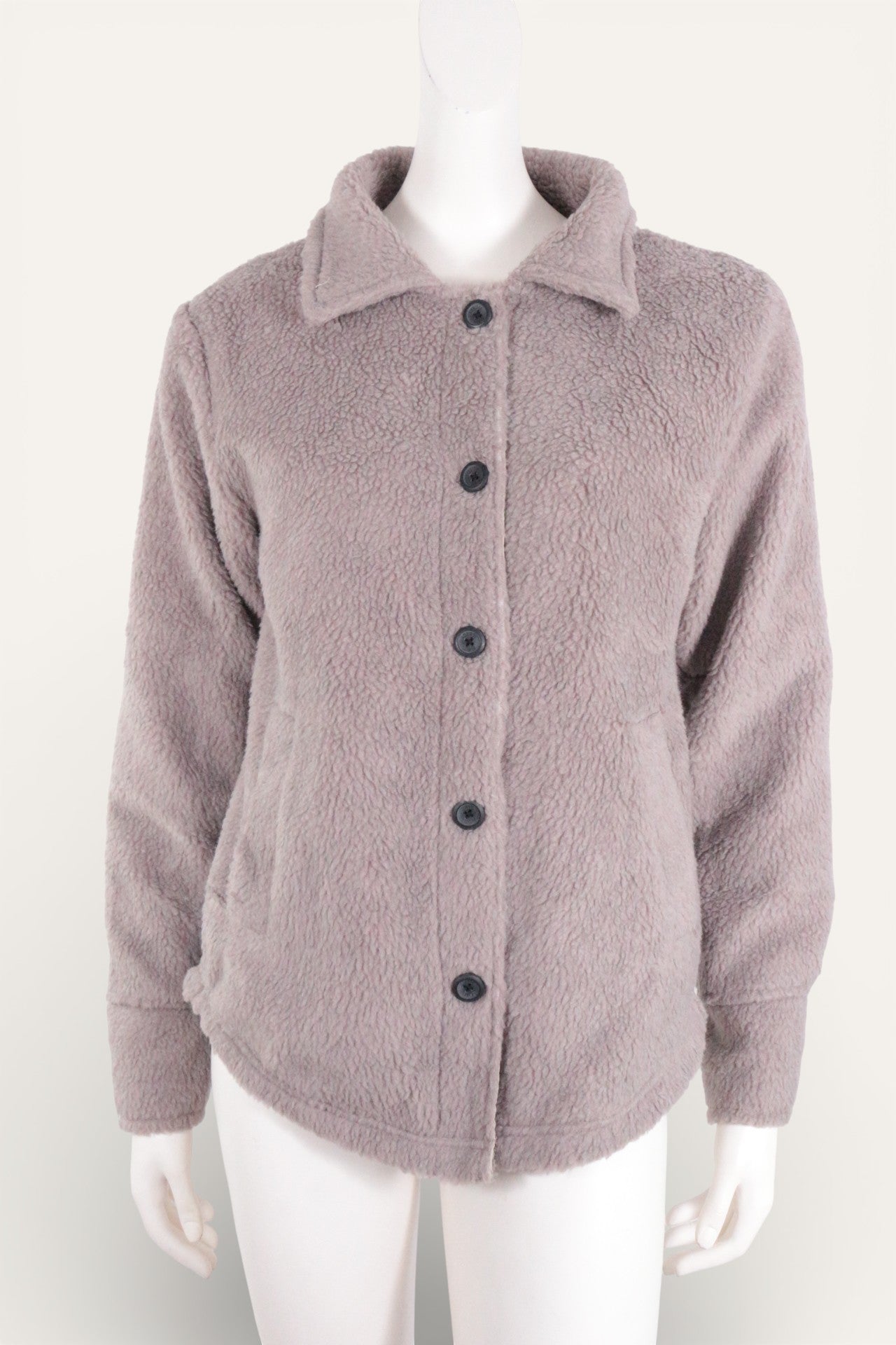 Teddy Jacket Veste Teddy Polyester Marron   Neuf