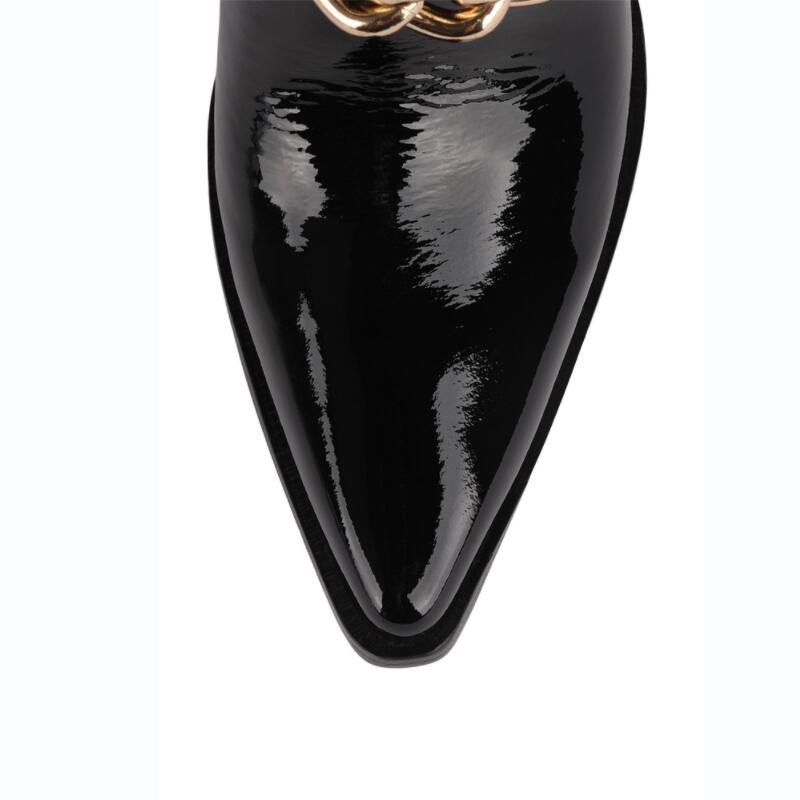Bottes western punk talon épais rivets femme – photo 18 – Frippin'Dealz