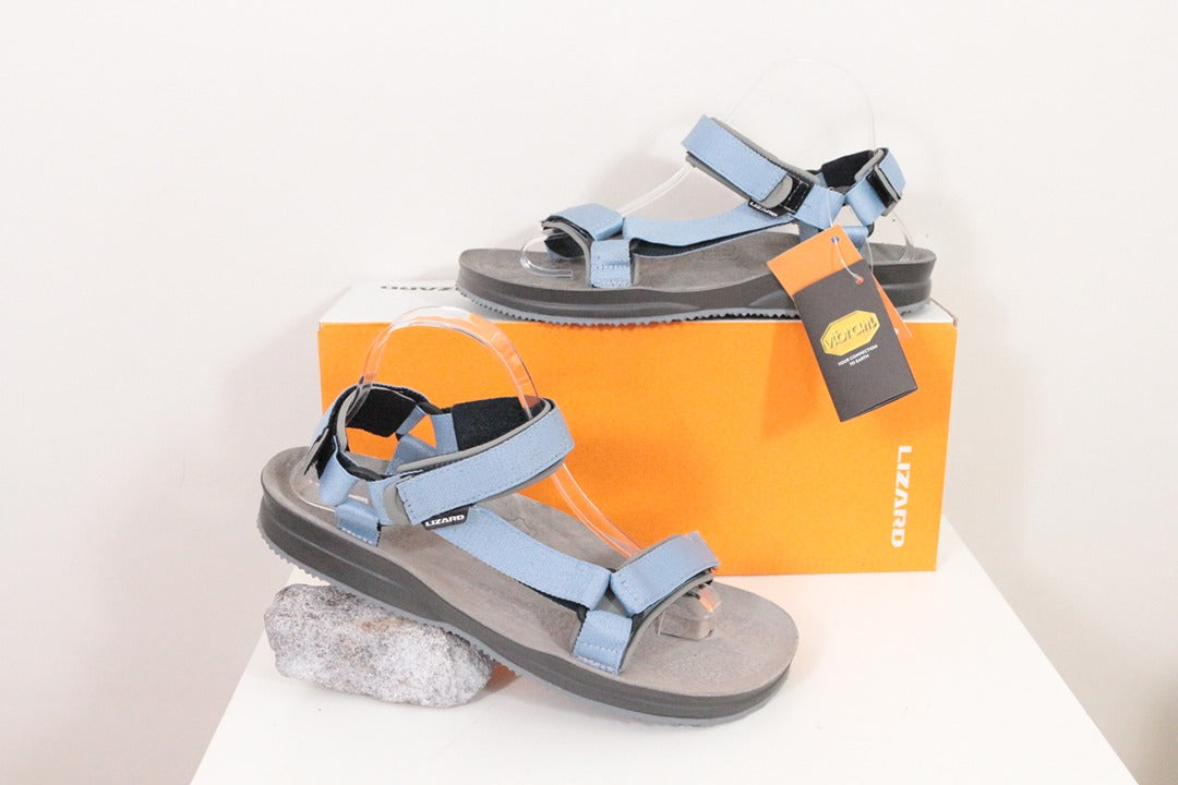 Sandales de randonnée femme Lizard Super Hike cuir bleu ciel 41 1