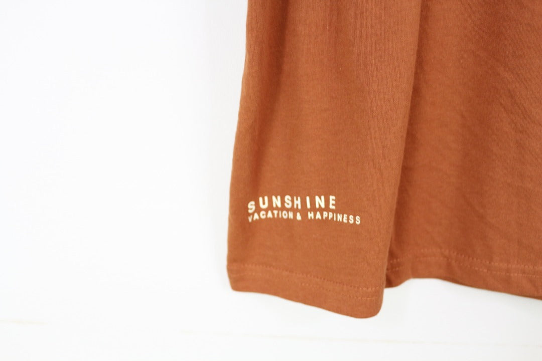 T-shirt imprimé homme Threadbare marron taille S Neuf 3