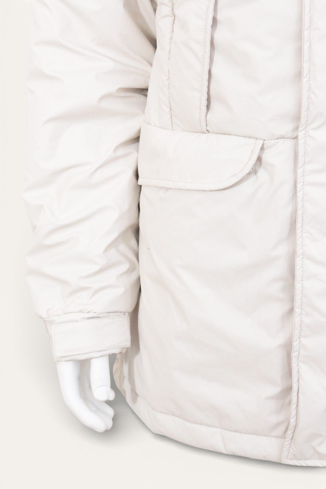 Top secret Parka Polyester Blanc   Neuf 3