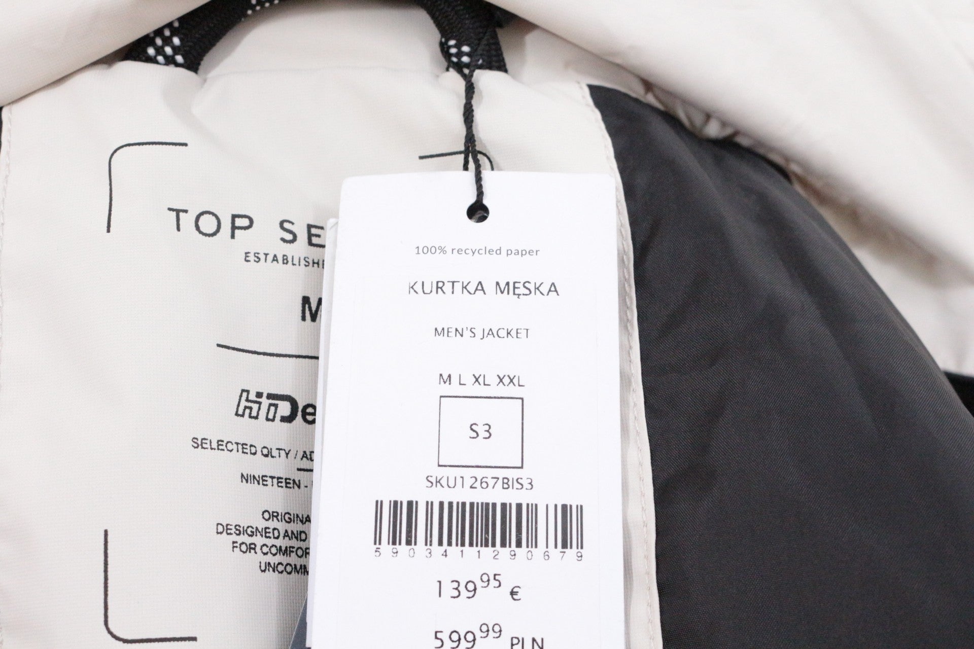 Top secret Parka Polyester Blanc   Neuf 15