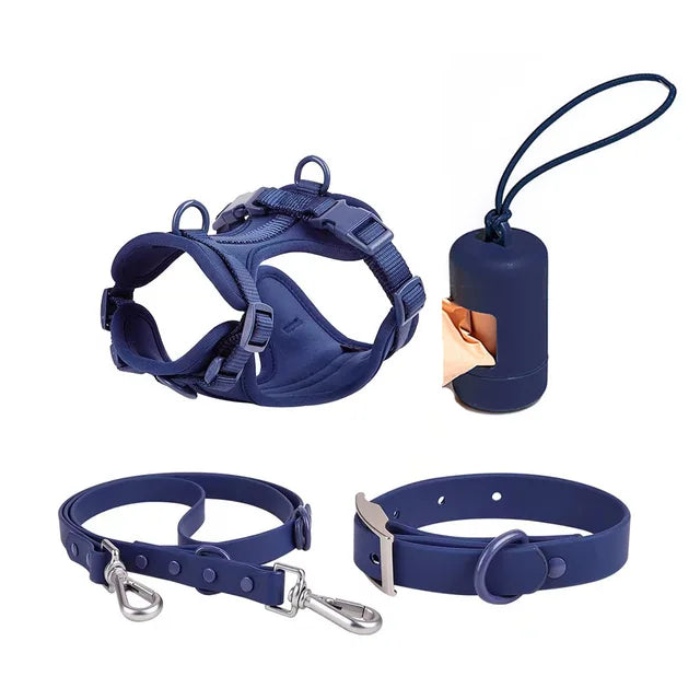 Set harnais, laisse et collier imperméables pour chien – photo 16 – Frippin'Dealz