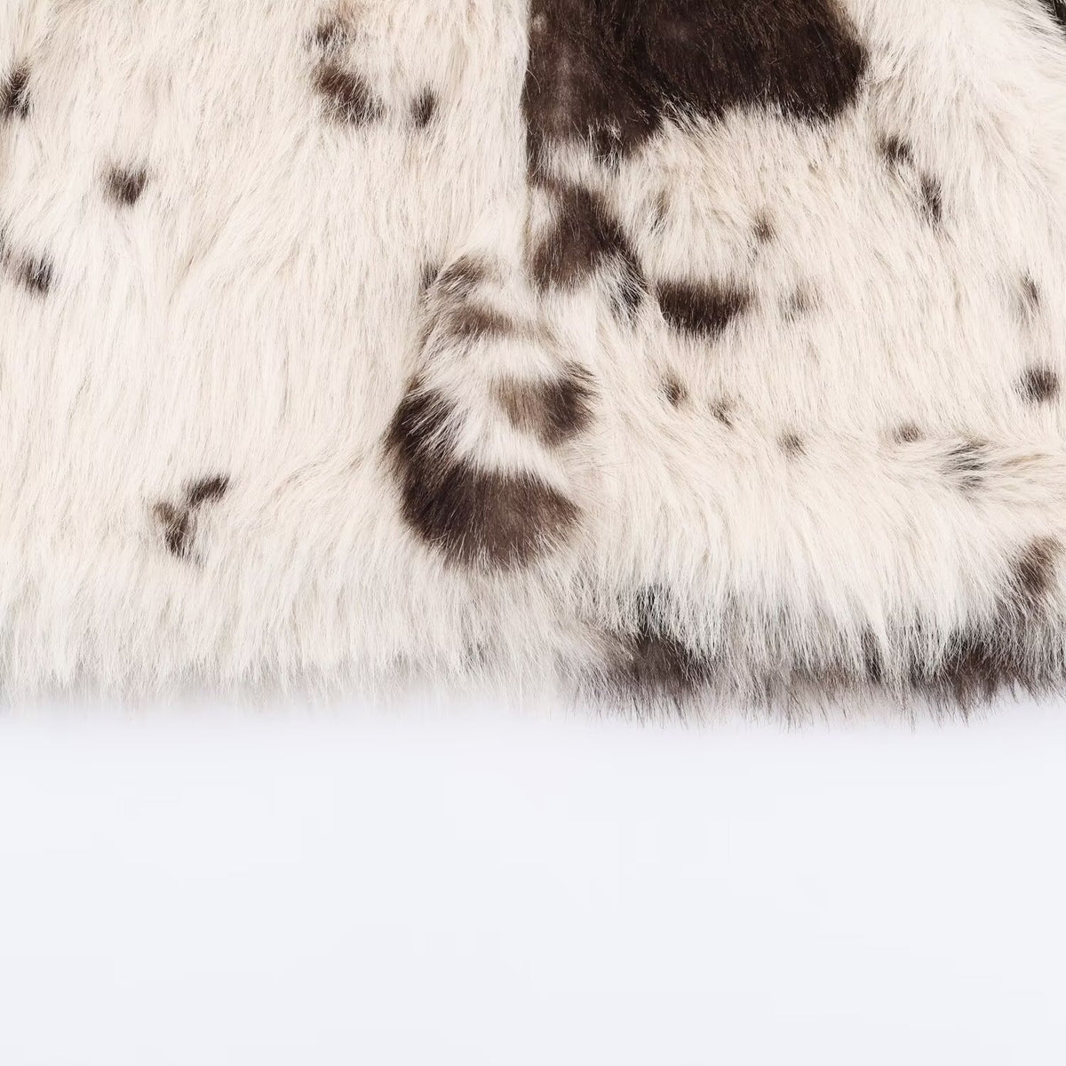 Veste fausse fourrure fleurie – photo 7 – Frippin'Dealz