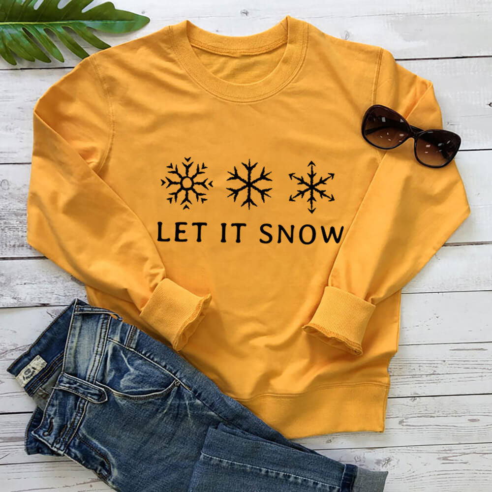Sweat de Noël Let It Snow – photo 3 – Frippin'Dealz