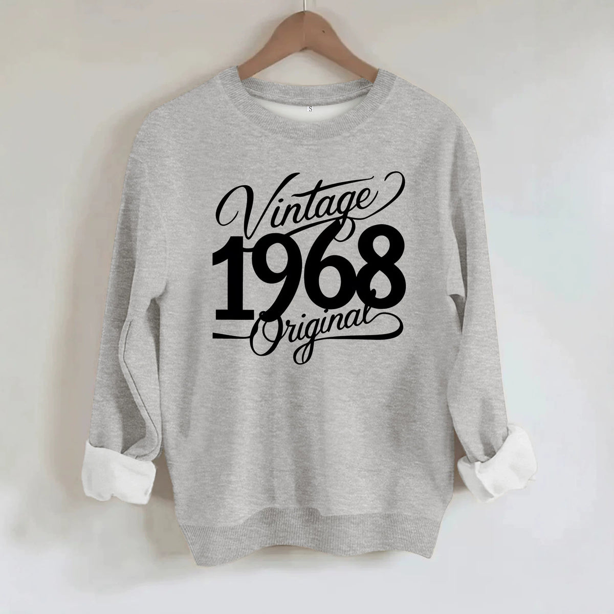 Sweat-shirt ample à col rond en molleton, imprimé, manches longues, pour femme, 7 coloris 3