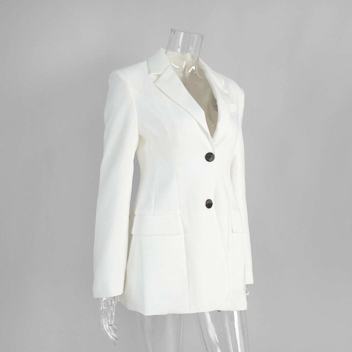 Blazer femme cintré col V – photo 7 – Frippin'Dealz