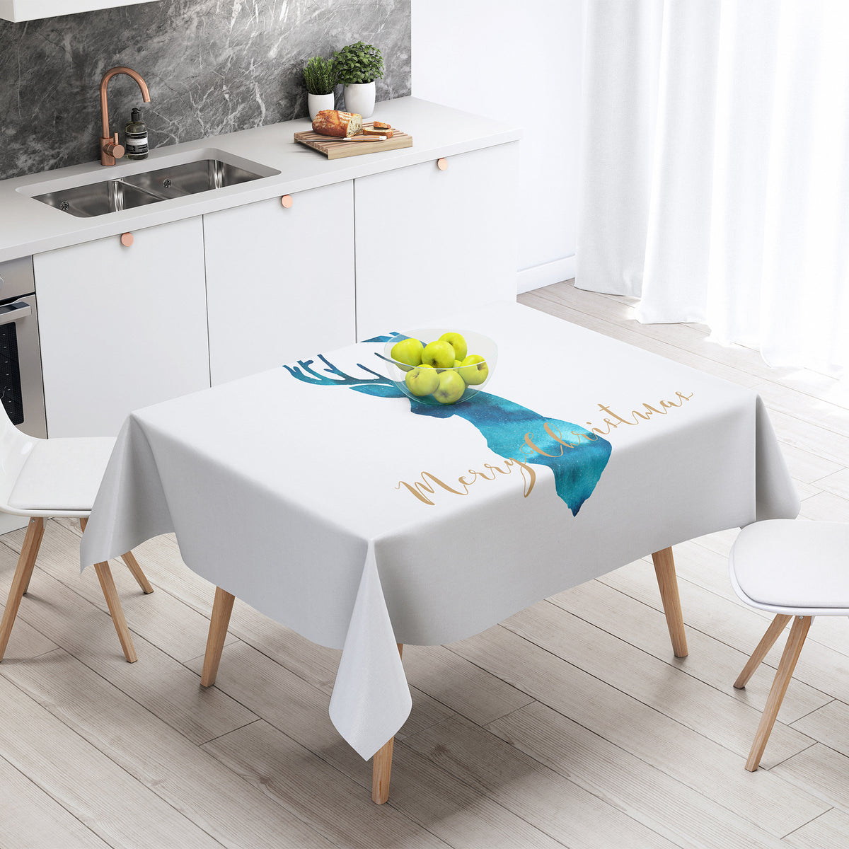 Nappe de Noël imprimée – photo 3 – Frippin'Dealz