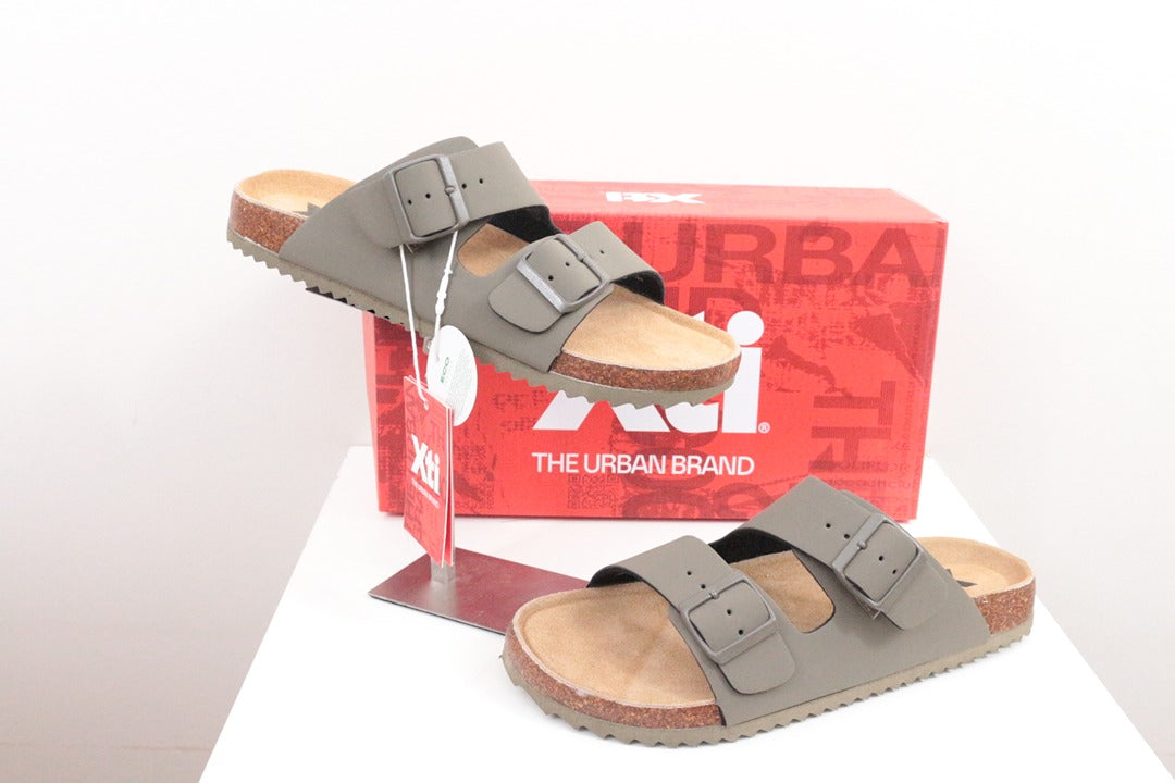 Xti Sandales Mules Simili Cuir Noir 41 Neuves 1