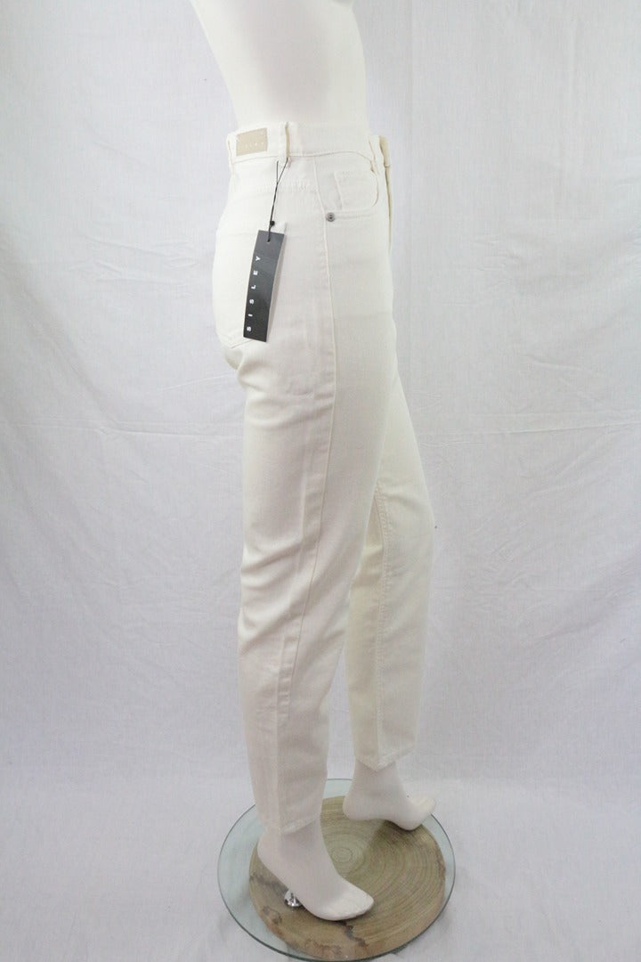 Jean slim ecru Sisley taille 26 neuf avec étiquette old money 3