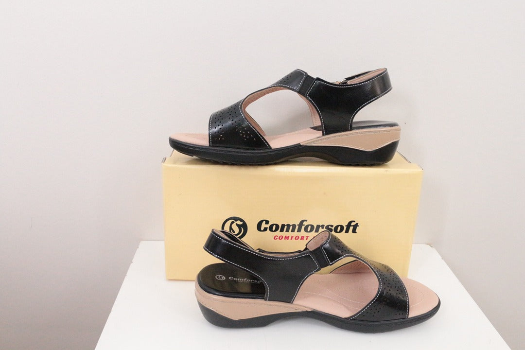 Sandales confort Comforsoft noir taille 39 5