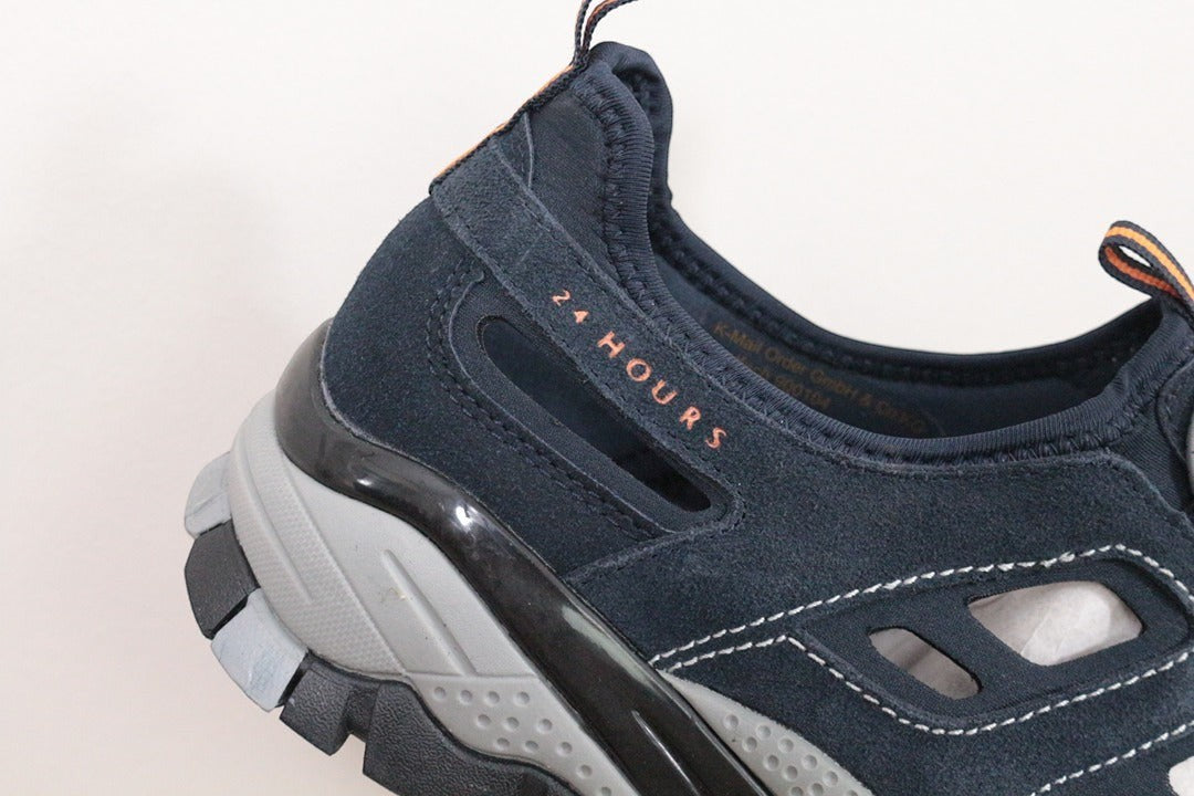 24 Hours Chaussures randonnée daim bleu marine 43 Coolmax 3