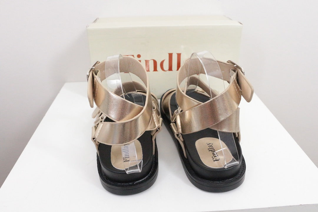 Sandales dorées Findlay femme taille 39 6
