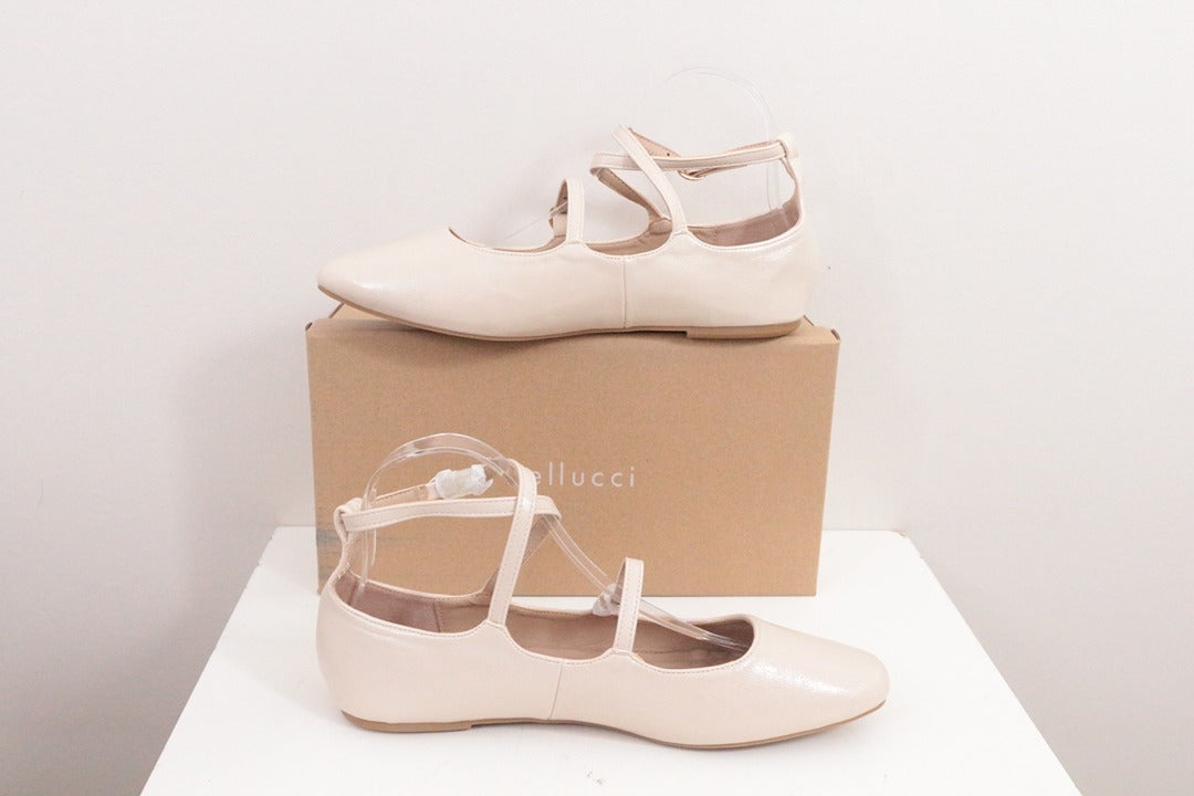 Bellucci Ballerines Mary Janes Crème 38 Neuves 4