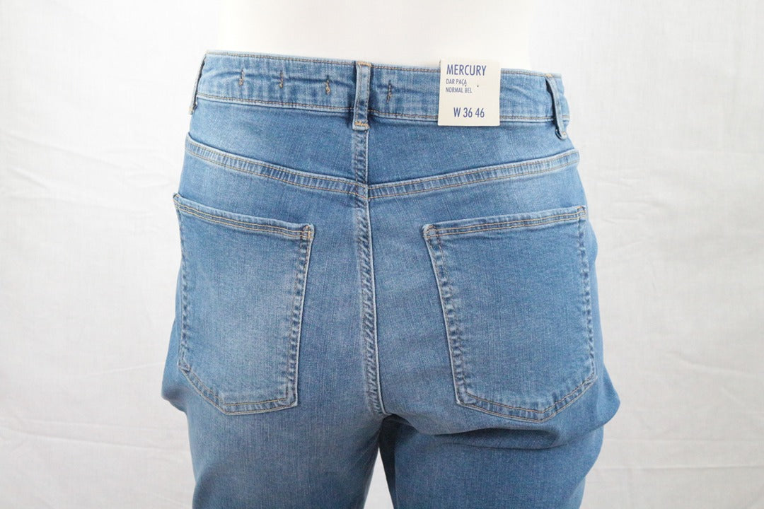 Jean Lc Waikiki skinny bleu clair destroy taille 46 - Neuf avec étiquette 3