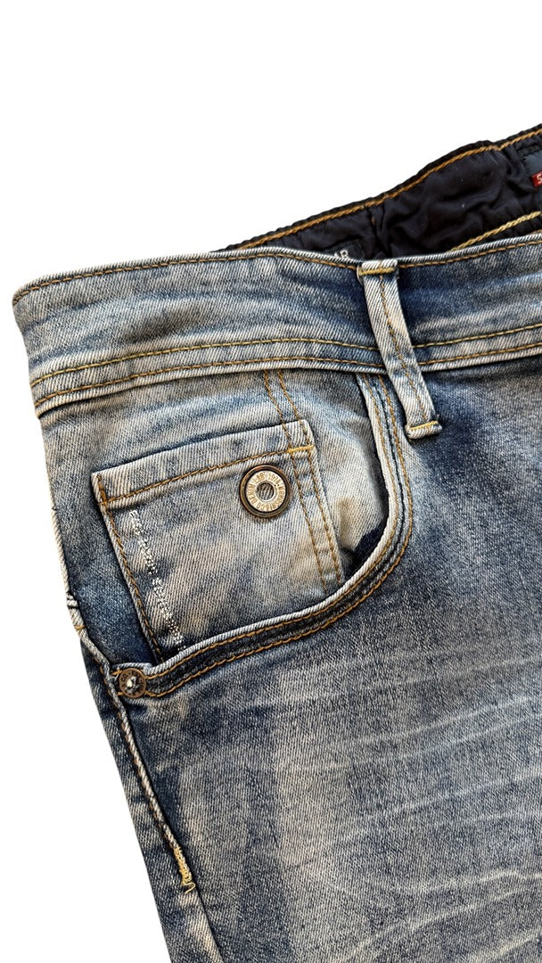 Jean homme Koroshi bleu stretch regular W33 Tbe vintage 90s