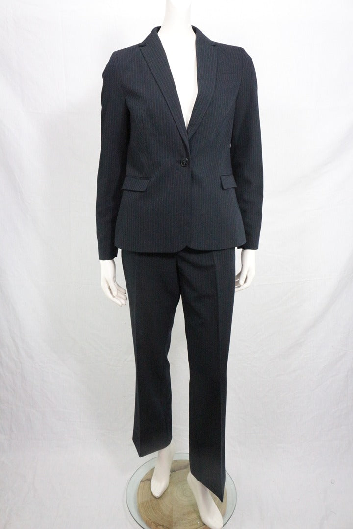 Tailleur femme La Redoute Création bleu marine rayures 38 old money 1