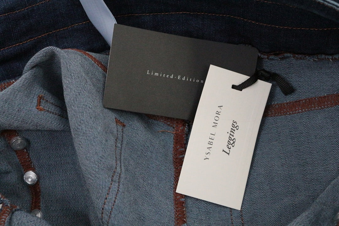 Jeggings Ysabel Mora taille haute bleu M - Neuf avec étiquette 8