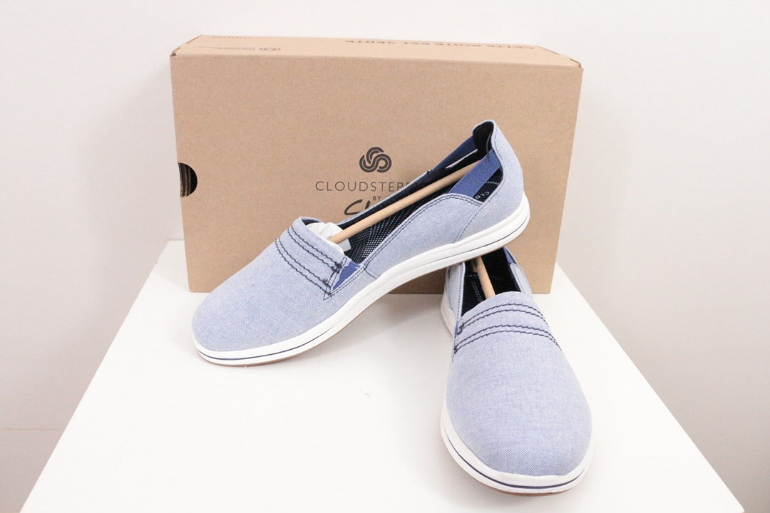 Mocassins Clarks Brinkley Step denim bleu clair 41 5