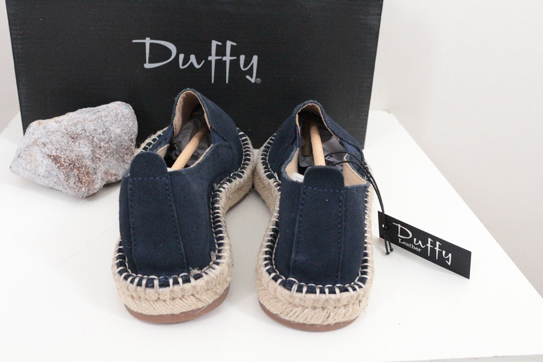 Espadrilles Duffy en daim bleu marine taille 37 neuves 15
