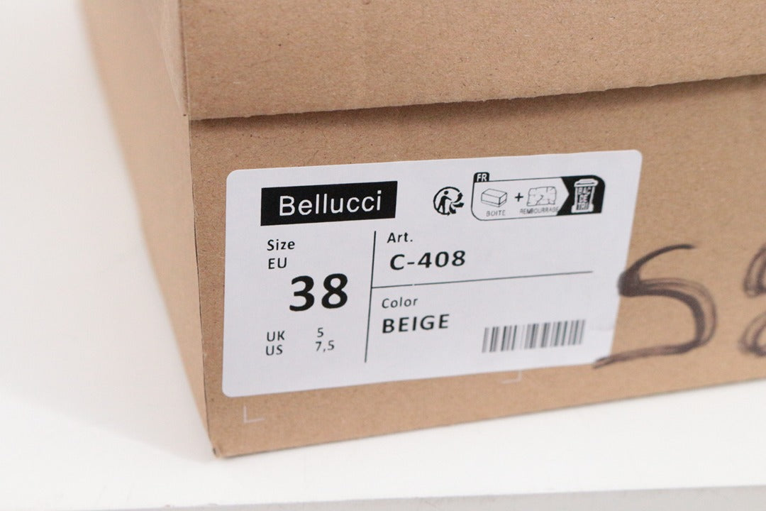 Bellucci Ballerines Mary Janes Crème 38 Neuves 8