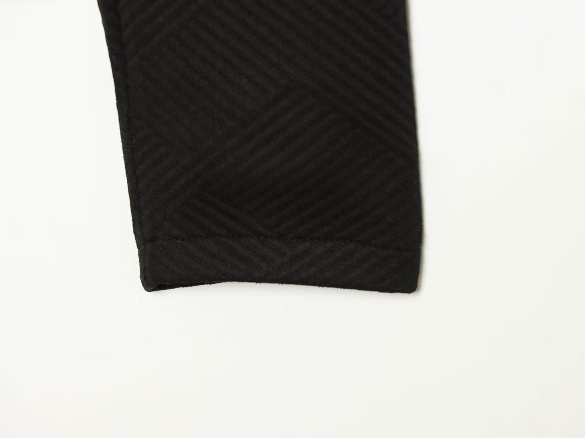 Veste cintrée col à revers zip oblique boutons femme noire – photo 13 – Frippin'Dealz