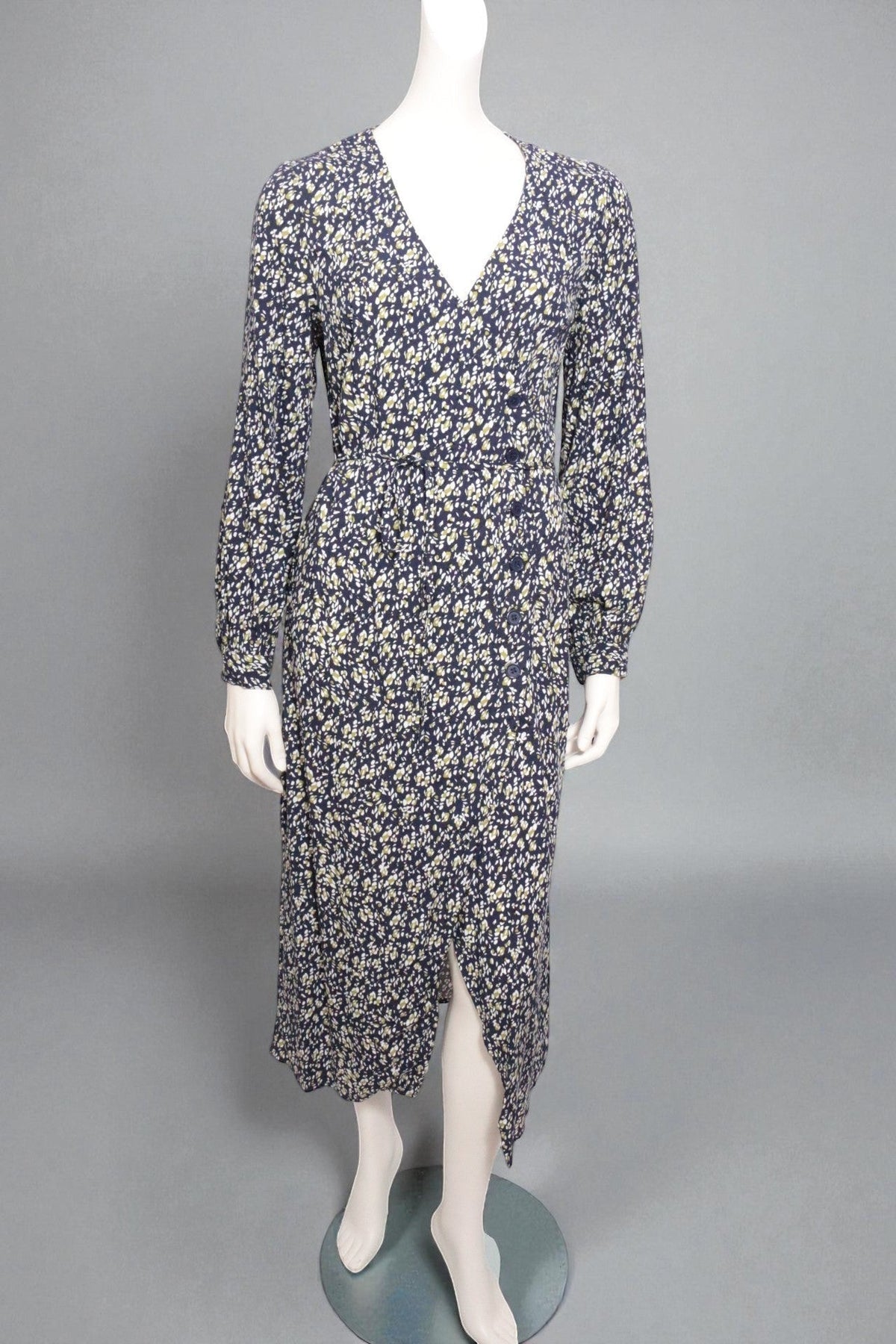Etam Robe longue Viscose Bleu marine, Multicolore S Neuf | Frippin'Dealz
