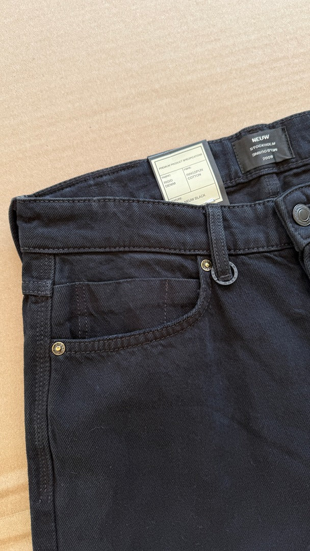 Jeans Droit Homme Neuw Noir W31 L32 Vintage 90s