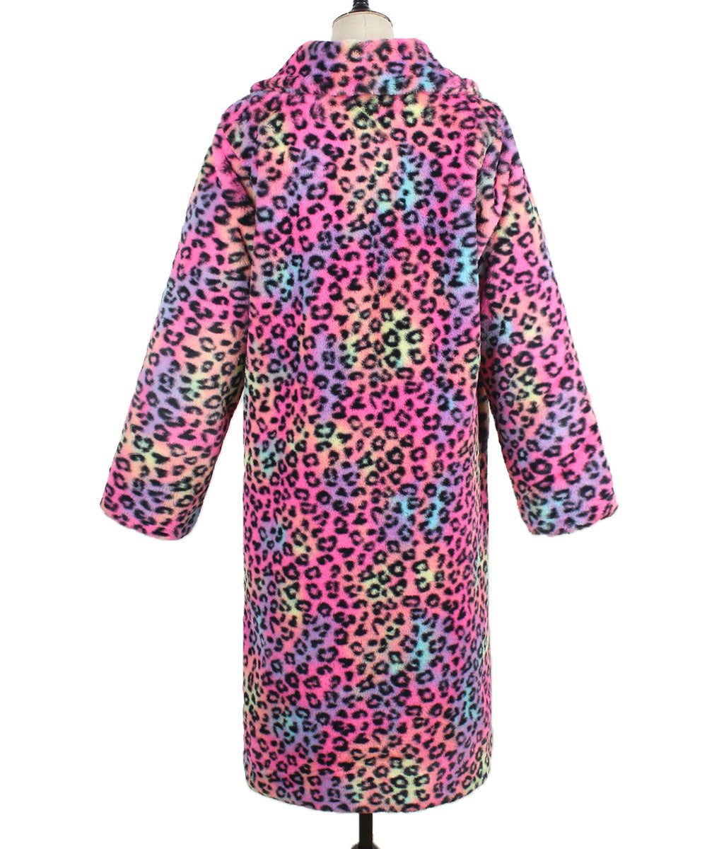 Manteau long fausse fourrure léopard – photo 9 – Frippin'Dealz