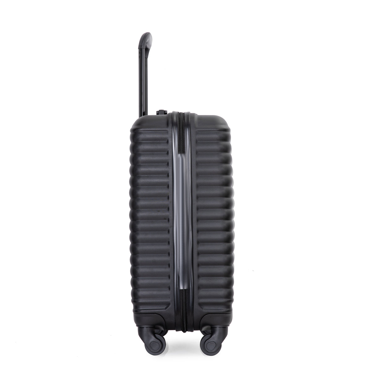 Valise cabine 55 cm rigide ABS 4 roues pivotantes noire 17