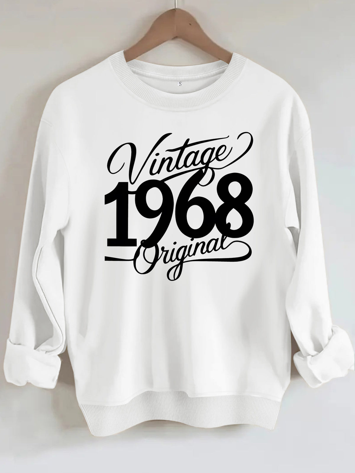 Sweat-shirt ample col rond imprimé – photo 1 – Frippin'Dealz