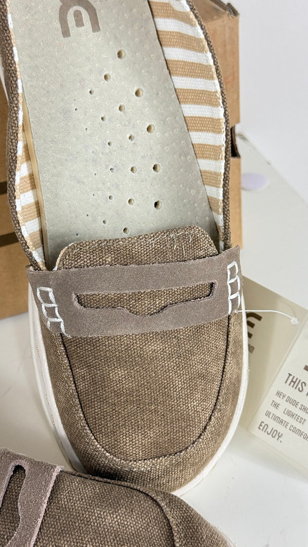Mocassins Hey Dude en toile marron taille 38 neufs 7