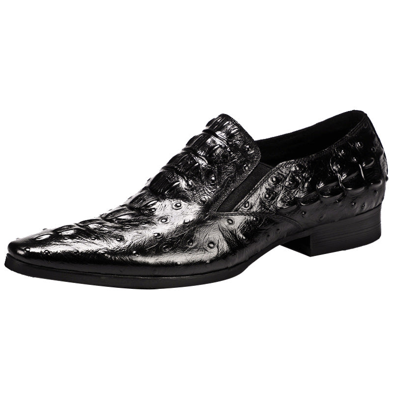 Mocassins homme en cuir motif crocodile, 3 coloris 6